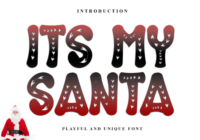 Its My Santa Font - Featured Image