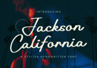 Jackson California Font - Featured Image