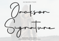 Jackson Signature Font - Featured Image