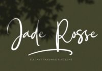 Jade Rosse Font - Featured Image