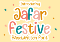 Jafar Festive Font - Featured Image
