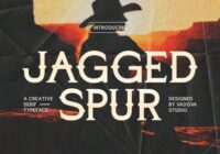 Jagged Spur Font - Featured Image