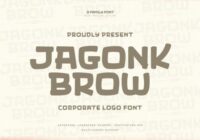 Jagonk Brow Font - Featured Image