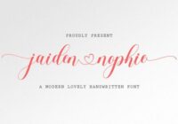Jaiden Nophie Font - Featured Image