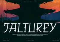 Jalturey Font - Featured Image