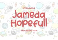 Jameda Hopefull Font - Featured Image