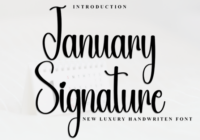 January Signature Font - Featured Image