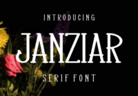 Janziar Font - Featured Image
