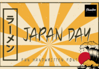 Japan Day Font - Featured Image