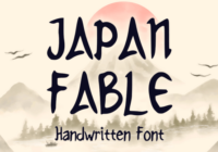Japan Fable Font - Featured Image