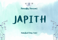 Japith Font - Featured Image