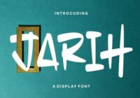 Jarih Font - Featured Image