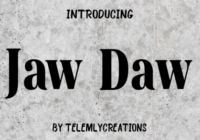 Jaw Daw Font - Featured Image