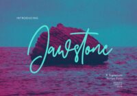 Jawstone Font - Featured Image