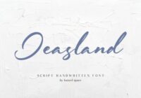Jeasland Script Font - Featured Image
