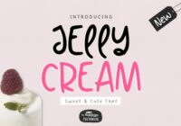 Jelly Cream Font - Featured Image
