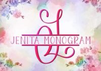 Jenita Monogram Font - Featured Image