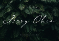 Jessy Ohio Font - Featured Image