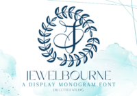 Jewelbourne Monogram Font - Featured Image