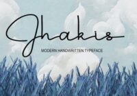 Jhakis Font - Featured Image