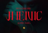 Jhenic Font - Featured Image