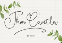 Jhon Caretta Font - Featured Image