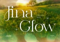 Jina Glow Font - Featured Image