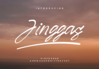 Jinggas Font - Featured Image