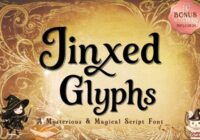 Jinxed Glyphs Font - Featured Image