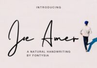 Joe Amer Font - Featured Image