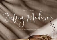 Jofrey Madison Font - Featured Image