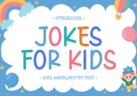 Jokes for Kids Font - Featured Image