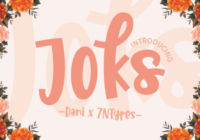 Joks Font - Featured Image