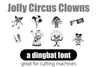 Jolly Circus Clowns Font - Featured Image