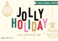 Jolly Holiday Font - Featured Image