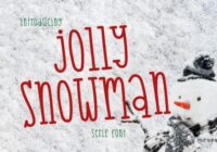 Jolly Snowman Font - Featured Image