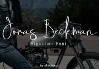 Jonas Beckman Font - Featured Image