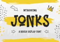 Jonks Font - Featured Image