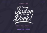 Jordan Dunk Font - Featured Image
