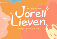 Jorell Lieven Font - Featured Image