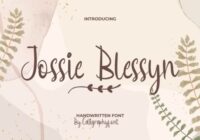Jossie Blessyn Font - Featured Image