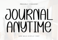 Journal Anytime Font - Featured Image