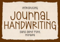 Journal Handwriting Font - Featured Image