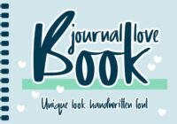 Journal Love Book Font - Featured Image