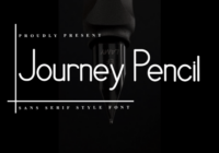 Journey Pencil Font - Featured Image