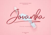 Jovanka Script Font - Featured Image