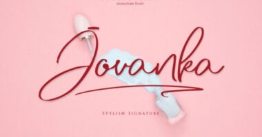 Jovanka Script Font - Featured Image