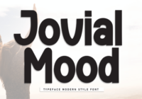 Jovial Mood Font - Featured Image