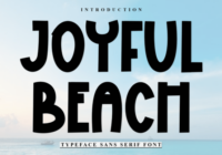 Joyful Beach Font - Featured Image
