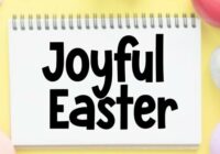 Joyful Easter Font - Featured Image
